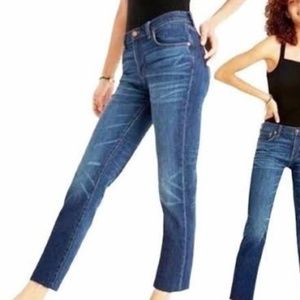 madewell the slim boyjean raw-hem edition